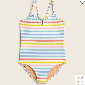 Crewcuts Girls' Keyhole-detail Swimsuit with UPF 50+